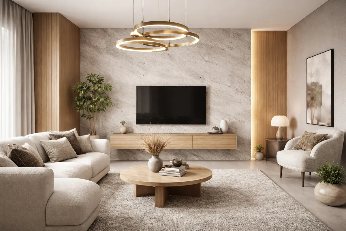 Comment choisir le revêtement mural adapté pour un salon moderne