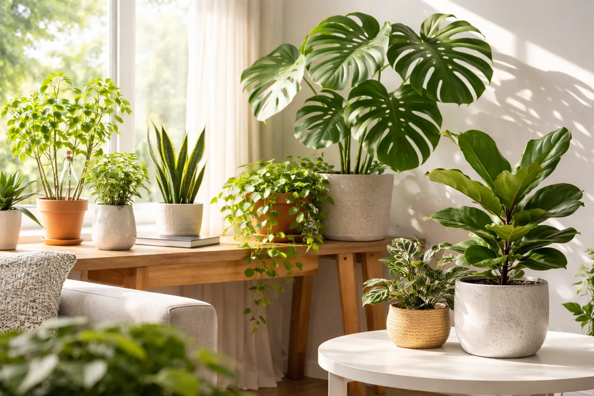 Comment choisir des plantes d'intérieur adaptées à un espace éclairé